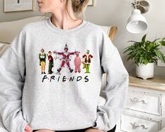 Fall Skeleton, Skeleton Sweater, Thanksgiving Mom, Thanksgiving Sweater, Fall Tshirt, Skeleton Sweatshirt, Christmas Friends, Pumpkin Sweatshirt, Friends Sweatshirt