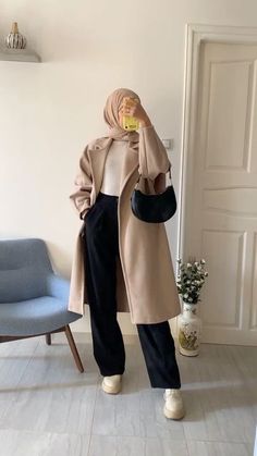 Spring Fashion Outfits Casual, Hijabi Mode, Hijab Stile, Winter Mode Outfits, Muslim Outfits Casual