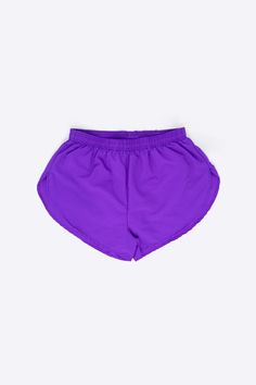 Nylon Beach Shorts, Green Dolphin, Los Angeles Apparel, Retro Shorts, Running Short, Purple Shorts, Training Shorts, Bright Purple, Color Shorts