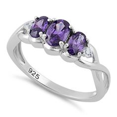 Top of ring height: 8mm

Top of ring width: 11mm

Band width: 4mm

Shank width: 1.8mm



Stone material: purple & clear cubic zirconia

Center stone size: 6mm x 4mm

Stone shape: oval (center) & round

Center stone carat weight: 0.4 ct.

Total number of CZ stones: 5

Stone setting: Prong setting



Metal: 925 sterling silver

Plating: rhodium plated

Finish: high polish Lavender Amethyst Ring With Cubic Zirconia, Oval Amethyst Ring With Cubic Zirconia Accent Stones, Oval Amethyst Cubic Zirconia Promise Ring, Oval Amethyst Ring With Cubic Zirconia For Promise, Oval Amethyst Cubic Zirconia Ring, Oval Purple Amethyst Ring With Cubic Zirconia, Oval Amethyst Ring With Cubic Zirconia, Handmade Jewelry Ring, Bangle Bracelet Set