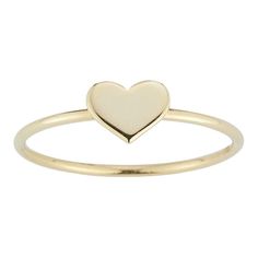 Worn by itself or with other rings, this 14k gold heart stackable ring by LUMINOR GOLD is a lovely addition to your everyday style. Worn by itself or with other rings, this 14k gold heart stackable ring by LUMINOR GOLD is a lovely addition to your everyday style. Metal: 14k gold Packaging: velvety pouch Plating: 14k gold Width: 1 mm Finish: polished Please note, due to the high value of this item, a signature may be required upon delivery. Size: 6. Color: Yellow. Gender: female. Age Group: adult Classic Stackable Yellow Gold Heart Ring, Classic Gold Stackable Heart Ring, Everyday Stackable Rings For Valentine's Day, Stackable Yellow Gold Heart Ring, Stackable Heart Ring In Yellow Gold, Stackable 14k Gold Rings For Valentine's Day, Fine Jewelry Yellow Gold Stackable Heart Rings, 14k Gold Heart Ring For Valentine's Day, Yellow Gold Stackable Heart Ring