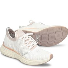 Trudy | Sofft Shoe Lightweight Sporty Slip-on Sneakers For Light Sports, Comfortable Athletic Fit Running Shoes For Light Exercise, White Slip-on Sneakers With Breathable Mesh For Light Sports, White Breathable Mesh Slip-on Sneakers For Light Sports, Breathable Casual Slip-on Sneakers, Sporty White Slip-on Sneakers With Breathable Mesh, Casual Stretch Sneakers For Sports, Comfortable Running Shoes With Breathable Mesh For Light Exercise, White Mesh Slip-on Sneakers For Running