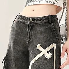 Daiiibabyyy Black American Retro Jeans Wide Leg Baggy Pants Trousers Y2k Fashion 2024 Boyfriend Loose Versatile Denim Pants Straight Jeans Size, S, Waist: 64cm, Hips: 92cm, Length: 101cm Size, M, Waist: 68cm, Hips: 96cm, Length: 102cm Size, L, Waist: 72cm, Hips: 100cm, Length: 103cm Size, XL, Waist: 76cm, Hips: 104cm, Length: 104cm Size, XXL, Waist: 80cm, Hips: 108cm, Length: 105cm Size, XXXL, Waist: 84cm, Hips: 112cm, Length: 109cm Attention : ( 1 inch=2.54 cm, 1 cm=0.39 inch ) Please strictly