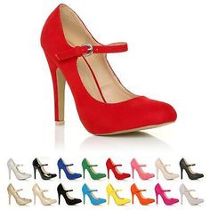 Great shopping ideas for NEW WOMENS LADIES HIGH HEEL MARY JANE ANKLE STRAP COURT SHOES SIZE 3-8, Fashion Women's shoes Mary Jane Round Toe Heels For Spring, Spring Mary Jane Heels With Round Toe, Party Mary Janes With Platform And Pointed Toe, Summer Ankle-high Mary Jane Heels, Mary Janes With 4-inch Heel And Round Toe, Medium Width Mary Janes With Ankle Strap, Spring Ankle-high Mary Jane Heels, Spring Mary Jane Ankle-high Heels, Pointed Toe Mary Janes With 4-inch Heel