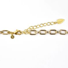 Brass chain Necklace measures 24" long with 3" extender Lobster clasp Made in the USA Want to see more of this collection? David Aubrey lines vary from delicate, meticulously assembled jewelry of monochromatic hues to larger, more vibrant pieces. Some collections are themed, whether romantic, vintage, tribal, or art deco. Each piece is painstakingly crafted with an array of raw materials, including plated and oxidized brass and white metal, semiprecious stones, vintage glass beads, Indian handma Rectangular Metal Jewelry With Adjustable Chain, Adjustable Rectangular Chain Necklace, Silver Brass Necklace With Cable Chain, Adjustable Metal Chain Necklace With Rectangular Links, Gold Metal Charm Necklace With Cable Chain, Adjustable Chain Link Jewelry With Lobster Clasp, Adjustable Chain Necklace With Rectangular Links, Gold Cable Chain Charm Necklace, Vintage Link Jewelry With Cable Chain