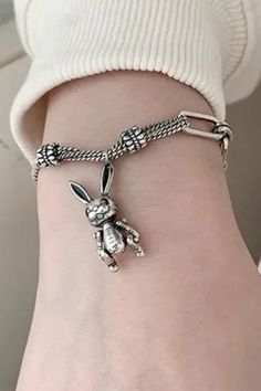 Novelty Charms Bracelet Jewelry, Novelty Jewelry Charms Bracelet, Casual Metal Charm Bracelet As Gift, Casual Metal Charm Bracelet Gift, Casual Metal Charm Bracelet For Gift, Silver Metal Novelty Bracelets, Casual Handmade Metal Charm Bracelet, Casual Metal Charm Bracelet, Casual Metal Dangle Jewelry