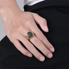 Material: Titanium Steel Color: Steel, Gold, Black Fashion Element: Cross Thumb Rings Men, Prayer Jewelry, Protection Ring, Saint Benedict, Jesus Cross, Magic Ring, Ring For Men, Titanium Rings, Jesus On The Cross