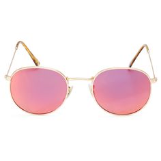 These rounded shades for men will have you feeling groovy. Gold-toned metal frames and rose-coloured lenses make this pair one-of-a-kind. Full eye protection and polarization provided. Coloured Lenses, Shades For Men, Feeling Groovy, Metal Frames, Eye Protection, Dandy, Polarized Sunglasses, Gold Tone Metal, Round Sunglasses