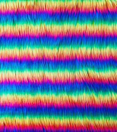 Experience the Vibrant Colors of the Pride Rainbow Faux Fur FabricAdd a touch of color and texture to your next project with our Pride Rainbow Faux Fur Fabric This fabric features a beautiful rainbow of colors that will make any project stand out Whether you're creating a cozy blanket or a fun costume, this fabric is sure to make a statement Our faux fur fabric is made with materials that are both soft and durable The pile is made of 100% acrylic, while the back is made of 100% polyester This combination of materials ensures that your project will not only look great, but will also last for years to come Product DetailsWidth: 59 inchesContent: Pile: 100% Acrylic Back: 100% PolyesterCare: Professional cleaning recommended Do not use cleaning agents X - Vacuum onlyImported Rainbow Colored Fabric, Fur Texture, Beautiful Flowers Photos, Fur Fabric, Pride Rainbow, The Pride, Faux Fur Fabric, Fur Fabrics, Rainbow Pride