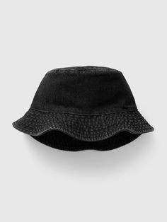 Soft denim cotton hat.  Stitching at flutter brim.  For more fit and sizing info, check out our Size Guide. Denim Bucket Hat, Kids Denim, Cotton Hat, Denim Cotton, Gap Kids, Grey Wash, Gap Denim, The Gap, Favorite Things List