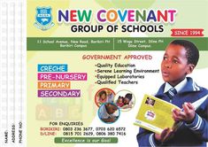 an advertisement for the new coventt group of schools, which includes children's books