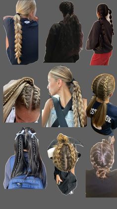 Casual Hairstyles For Long Hair, Hairstyle Examples, Easy Hairstyles For Thick Hair, Cheer Hair, Sport Hair, Cute Simple Hairstyles, Easy Hairstyles For Medium Hair, Hair Due, Hairstyles For Layered Hair