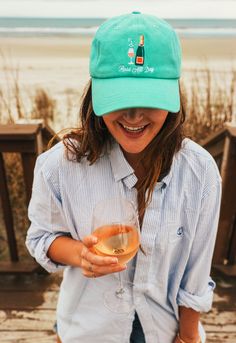 Introducing our new Rosé All Day Hat! Grab your favorite wine and get ready to live in this hat all summer long! Product Details: 100% brushed cotton twill Embroidery on brim "Kiel James Patrick" embroidered across the back Adjustable cotton strap Imported Brimmed Dad Hat For Summer Beach, Vacation Hats With Curved Bill In Cotton, Cotton Brimmed Dad Hat For Beach, Cotton Baseball Cap Sun Hat For Beach, Cotton Baseball Cap Sun Hat For The Beach, Summer Cotton Baseball Cap With Curved Brim, Cotton Visor Hat For Vacation, Summer Cotton Hats With Curved Bill, Summer Beach Visor Dad Hat