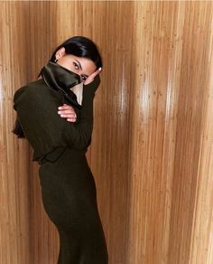 @lainyhedaya wearing the forest green silk scarf. Green Silk Scarf, Green Silk, Silk Scarves, The Forest, Silk Scarf, Forest Green, Forest, Silk