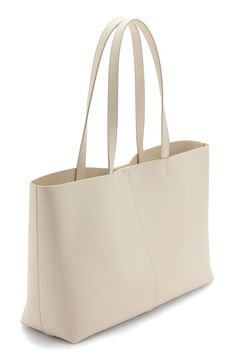 Sleek faux leather distinguishes a spacious shopper perfect for storing your daily essentials with poised sophistication. Magnetic-snap closure Top carry handles Synthetic Imported Mango Shopper Bag, Fabric Styling, Kids Signs, Daily Essentials, Shopper Bag, Bags Women, Shoulder Strap, Mango, Handles