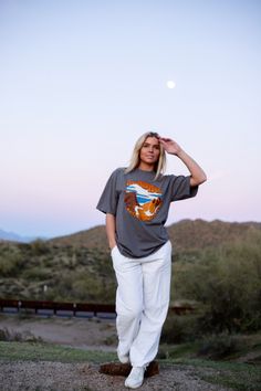 One of our most favorite designs is back and better.

Meet the Rocky Mountain Tee-your new favorite graphic tee. Crafted in the USA, this tee is the perfect addition to your outdoorsy wardrobe.  Whether you're summiting peaks or busting a move with the local wildlife, our tee ensures you're effortlessly rocking the Rockies in style! 🏞️🎉 Mountain Tee, Bust A Move, The Rockies, Trendy Graphic Tees, Wild Hearts, Rocky Mountain, Most Favorite, Go Outside, Dressed Down