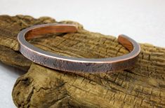 Mens Copper Bracelet, Oxidised Copper, Copper Rod, Copper Anniversary, 7th Anniversary Gifts, Copper Cuff Bracelet, 7th Anniversary, Copper Cuff, Bracelet Men