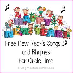 a happy new year song with children singing