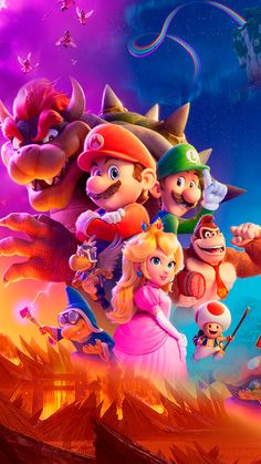 Mario Bros para fans de los videojuegos Super Mario Bros Film, Game Mario Bros, Super Mario Bros Party Ideas, Mario And Friends, The Super Mario Bros Movie, Super Mario Bros Party, Super Mario Bros Movie