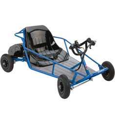 an electric go kart is shown on a white background