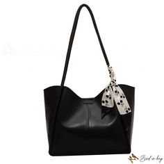 Bird in Bag - Large capacity handbag bag women's bag new simple fashion shoulder tote bag Trendy Solid Color Tote Bags, Trendy Square Large Capacity Bucket Bag, Trendy Hobo Shoulder Bag For Office, Trendy Office Bag With Single Shoulder Strap, Trendy Solid Color Hobo Bag, Trendy Tote Hobo Bag For Daily Use, Trendy Solid Color Tote Box Bag, Office Shoulder Bag In Solid Color, Chic Solid Color Bags For Daily Use