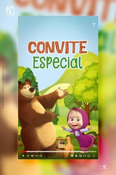 the book cover for conviete especial is shown in front of a blurry background