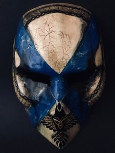 Warrior Rune, Viking Mask, Dnd Armor, Monster Masks, Cool Mask, Army Of Two, Armor Ideas, Skull Helmet, Kitsune Mask