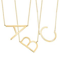 Ross-Simons - L - 14kt Yellow Gold Sideways Single Initial Necklace. 18". A unique and on-trend way to add a personal touch to every look! Here, a polished "L" is displayed sideways on a 14kt yellow gold cable chain with a 2" extender. Springring clasp, sideways initial necklace. Modern Personalized Necklace For Formal Occasions, Modern Initial Pendant Necklace For Anniversary, Modern Tan Necklace With Initial Pendant, Modern Gold Necklace With Initials, Modern Tan Initial Pendant Necklace, Modern Tan Jewelry With Initials, Modern Polished Initial Pendant Necklace, Modern Initial Pendant Necklace With Polished Finish, Modern Initial Pendant Necklace For Formal Occasions