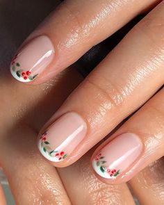 Cute Christmas Nails, Christmas Gel Nails, Cute Gel Nails, Thanksgiving Nails, Nagel Inspo, Cat Kuku, Xmas Nails, Manicure Y Pedicure, Christmas Nail Art