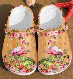 Get your product: Flamingo Summer Flower Tropical Pattern Crocs Classic Clog
1. PRODUCT INFORMATION:

Incredibly light and fun to wear.
Water-friendly and buoyant; weighs only ounces.
Ventilation ports add breathability and help shed water and debris.
Easy to clean and quick to dry.
Upper: Croslite.
Lining: Croslite.
Sole: Croslite.
2. SIZE CHART:
3. RETURN:
We will gladly issue you a replacement item or issue a refund back to your original form of payment for any of the following reasons:
You r Pink Summer Beach Clogs, Pink Beach Clogs For Summer, Casual Pink Beach Clogs, Multicolor Beach Clogs For Spring, Multicolor Clogs For Beach In Spring, Fun Non-slip Summer Clogs, Fun Beach Clogs For Summer, Fun Summer Beach Clogs, Pink Non-slip Clogs For Beach