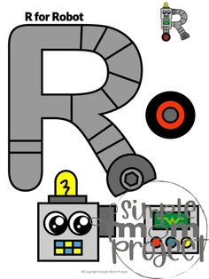 the letter r is for robot