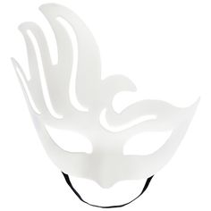 Show off your fabulous masquerade style! Ornate White Half Mask is ready to decorate with paint, feathers, beads, fabric and more. Perfect for a masquerade ball, a costume party, or Halloween, this mask is ready to be customized!      Dimensions:     Length: 7 1/2"   Width: 10 1/2"      Package contains 1 mask. White Eye Mask For Costume Party, White Masks For Halloween Fantasy Events, White Fantasy Masks For Halloween, White Masquerade Masks For Carnival, Carnival Eye Masquerade Mask For Fantasy Events, White Masks And Prosthetics For Masquerade Carnival, Carnival Masquerade Mask For Fantasy Events, White Carnival Eye Mask, White Masks For Carnival Costume Party