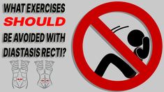 a sign that says, what exercises should you avoid?