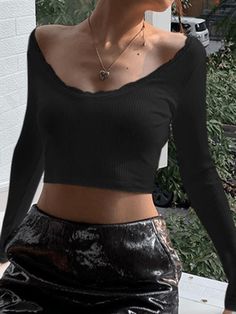 ⚡️Free Shipping Lace Up Backless Crop Knit Top Black S under $19.00 in Tops&Tees. ✓2023 Black Friday Sale at Another Chill. ✓Free Shipping on all orders over US$69 Trendy Backless Tops For Fall, Casual Backless Party Tops, Backless Tops For Fall Night Out, Backless Party Tops, Edgy Stretch Backless Top, Edgy Backless Stretch Top, Casual Low-cut Top For Night Out, Casual Backless Crop Top For Party, Low-cut Stretch Tops For Spring