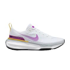 Find NIKE Wmns Zoomx Invincible 3 ' Vivid Purple on Editorialist. Wmns ZoomX Invincible 3 'White Vivid Purple' Athleisure Sneakers With Boost Midsole For Marathon, Athleisure Sneakers For Marathon With Boost Midsole, Nike Athleisure Running Shoes With Air Cushioning, Nike Athleisure Sneakers For Marathon, Nike Air Max Cushioning Athleisure Running Shoes, Nike Invincible Run, Nike Invincible 3, Adidas Yeezy Black, Nike React Pegasus Trail 4