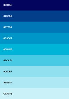 an image of the color chart for different shades of blue and green, with text below it