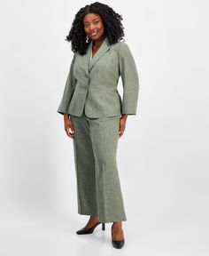 in stock Tailored Long Sleeve Pantsuit With Buttons, Business Casual Long Sleeve Sets With Button Closure, Long Sleeve Pantsuit With Button Closure For Office, Workwear Sets With Lapel Collar And Buttons, Workwear Sets With Buttons And Lapel Collar, Fall Workwear Sets With Buttons, Spring Workwear Suits With Button Cuffs, Spring Business Casual Suits With Button Cuffs, Tailored Button Closure Pantsuit For Fall