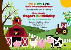 an image of farm animals birthday party