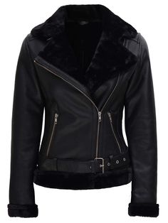 B3 Bomber Shearling Jacket Women Vintage Winter Fashion, Leather Shearling Jacket, Asymmetrical Leather Jacket, Black Shearling Jacket, Cotton Jacket Men, Cotton Jackets Women, Shearling Jacket Women, Motorcycle Jacket Women, Mink Jacket