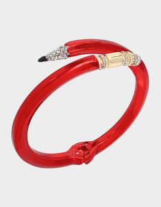 BOOK SMART PENCIL BANGLE RED - JEWELRY - Betsey Johnson Pencil Bracelet, My Favourite Teacher, Red Pencil, Red Bracelet, Book Smart, Creative Soul, Favorite Teacher, Red Bracelets, Betsey Johnson Jewelry