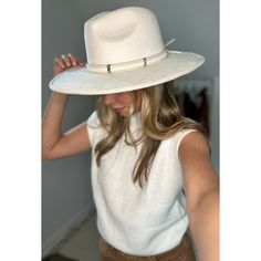 the REMA is a fedora style vegan suede hat with double string detailing. 33 3/4” brim color: cream 100% polyester Chic Adjustable Fedora With Flat Crown, Chic Fedora With Flat Crown For Spring, Chic Flat Crown Fedora For Spring, Trendy Spring Hat With Flat Crown, Trendy Flat Crown Hat For Spring, Cream Fedora With Adjustable Flat Crown, Adjustable Cream Fedora With Flat Crown, Beige Fedora With Flat Crown For Spring, Spring Beige Fedora With Flat Crown