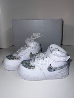 Custom  Made To Order Nike Air Force 1 Mid LE Nike Air Force 1 Mid, Toddler Nikes, Air Force 1 Mid, Cute Nike Shoes, Sneakers Athletic, Cute Nikes, Nike Air Force 1, Air Force 1, Nike Air Force