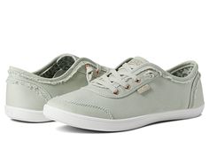 BOBS from SKECHERS Bobs B Cute - Women's Shoes : Sage : Verified vegan construction. For information on how BOBS contributes to the community, please visit the page. The BOBS from SKECHERS Bobs B Cute sneaker offers a laced design that will simplify your casual-chic look for any day of the week. Canvas upper features a frayed trim for a deconstructed look. Round toe. Signature logo accents at side and heel. Breathable fabric lining. Memory Foam cushioned insole for added comfort. Textured midsol Bob Shoes, Cute Womens Shoes, Skechers Bobs, Cute Sneakers, Skechers Women, Signature Logo, The Community, Keds, Cute Shoes