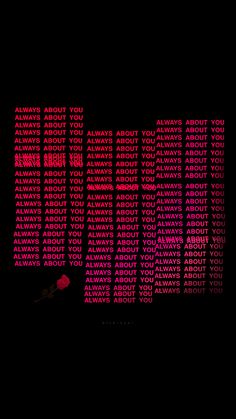 pink and black wallpaper with the words you are always about to be loved by someone