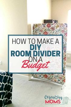 how to make a room divider on a budget