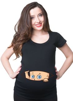 Maternity Top Baby Peeking T-Shirt Birth Announcement T-Shirt Gift For Pregnant Woman Maternity T-shirt Features: ➤97% Cotton 3% Spandex tee ➤Premium Quality Cotton ➤True-to-size Pregnancy Shirt ➤Ruched Sides for extra elasticity ➤Machine Wash Cold, Tumble Dry Low ➤Designed and Decorated in USA COLOR: BLACK, available sizes - S, M, L, XL-XXL. COLOR: Gray, available sizes - S, M, L, XL-XXL. #### SIZE CHART #### Please check attached imafe DELIVERY TIMES Standard Shipping UNITED STATES - 3-5 busin Maternity Tee Shirts, Gifts For Pregnant Women, Funny Pregnancy Shirts, 10 Dollars, Maternity Tees, Pregnancy Humor, Pregnancy Tshirts, Maternity Top, Pregnancy Outfits