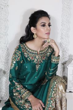 Nessa | Pakistani Designer Outfit | Sarosh Salman Pakistani Formal Dresses, Luxury Pret, Pakistani Party Wear, Silhouette Shirt, Pakistani Wedding Outfits, Pakistani Dresses Casual, Pakistani Fashion Party Wear, Pakistani Bridal Dresses, Designer Party Wear Dresses