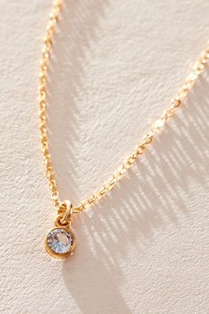 Add something personal to your stack with this beautiful necklace, featuring a 14k gold filled chain and dainty cubic zirconia birthstone charm. **Features:** 14k gold filled chain, 14k gold filled 3mm bezel, dangling cubic zirconia birthstone charm, spring ring clasp closure, 16" **Why We ❤ It:** One for you, one for your bestie, and one for everyone else you know-this necklace is perfect for gifting. | Set & Stones Birthstone Charm Necklace at Free People in Gold Birthstone Charm Necklace, Birthstone Charms, Birth Month, Beautiful Necklace, Gold Filled Chain, Boho Clothing, Spring Rings, Everyone Else, Boho Outfits