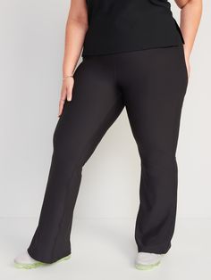 hidden front pocket go-dry wicks moisture extra high waist is 1" higher than standard high rise sits above belly button fitted hip and thigh hits below ankle 31 1/2" regular inseam 29 1/2" petite inseam 35 1/2" tall inseam models are approx.  5'9" and wear sizes s (4), l (12), and xl (18)machine wash according to the care instruction label polyester 77% spandex 23% Compression Full-length Sports Bottoms, Compression Sports Bottoms Full Length, Moisture-wicking Full Length Gym Bottoms, Full Length Compression Bottoms With Go-dry, Functional Full Length High Stretch Bottoms, Black Compression Pants With 5-inch Inseam, Full Length Functional Elastane Bottoms, Compressive Moisture-wicking Bottoms, Functional Full Length Elastane Bottoms