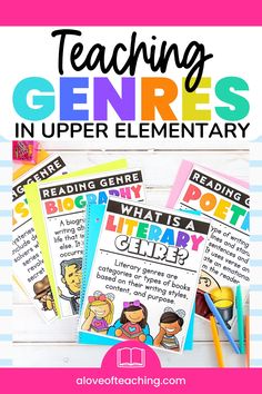 teaching genries in upper elementary